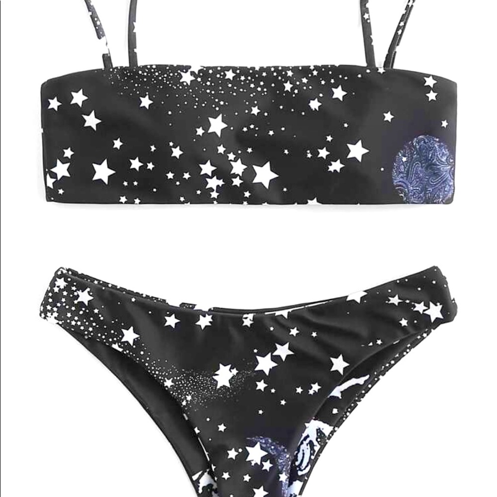 Star moon reversible bikini